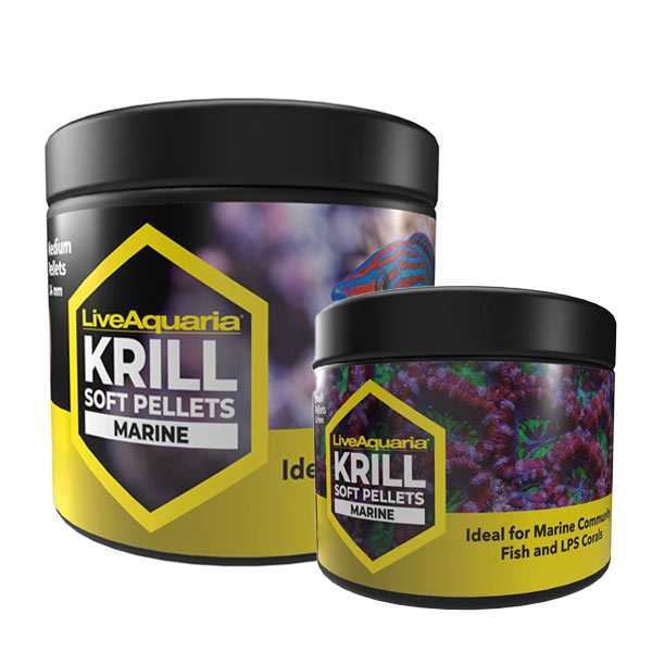 LiveAquaria® Krill Soft Pellets for Marine Fish