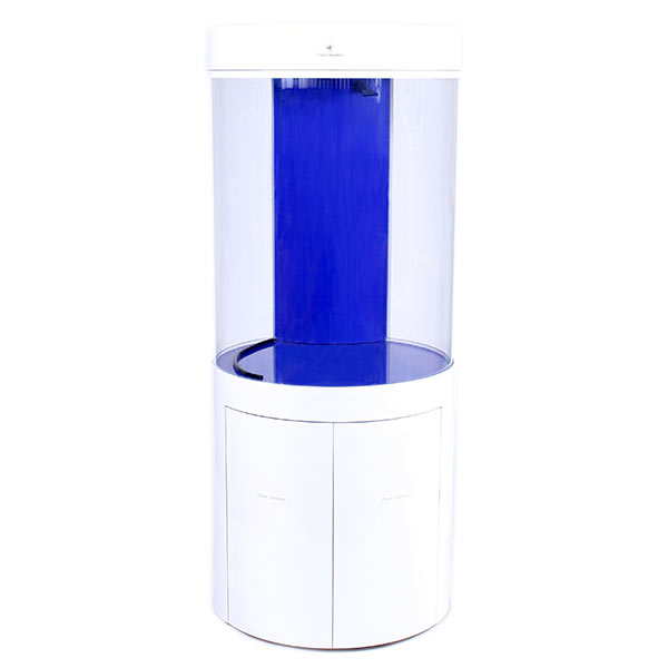 Pro Clear Cylinder Aquarium Model 125 - White