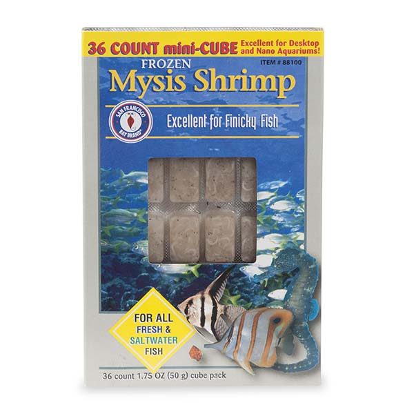 San Francisco Bay Brand Frozen Mysis Shrimp Mini Cube
