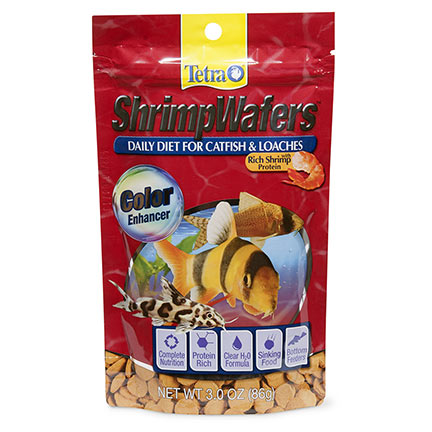 Tetra® ShrimpWafers™ Daily Diet for Catfish & Loaches
